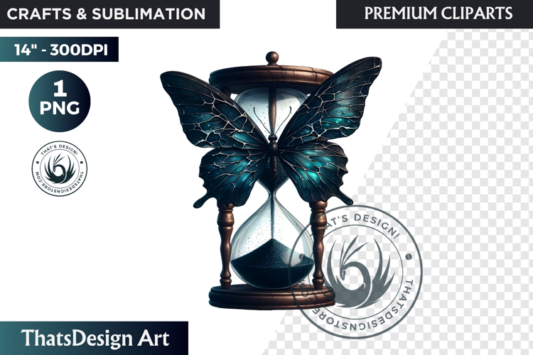 Dark Academia PNG, Gothic Butterfly Clipart Moody ephemera