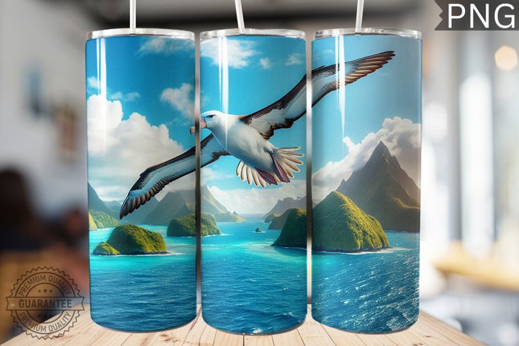 Albatross Tumbler Wrap - Albatross Tumbler Design example image 1