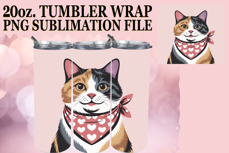 Cute Animal and Flower Tumbler Wrap Spring 20oz