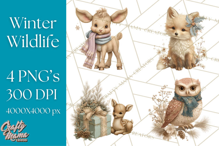 Winter Animals Clipart Image 11