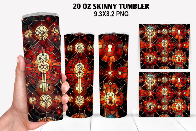 Valentine Skinny Tumbler 20oz Wrap Design, Valentine Tumbler