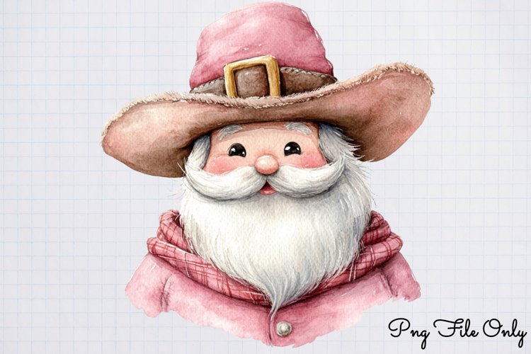 Retro Pink Christmas Sublimation Clipart PNG