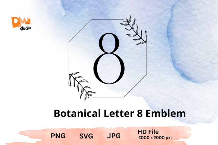 Floral Letter Svg Image 3