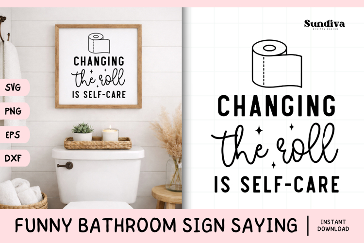 Cricut Bathroom Svg Image 11