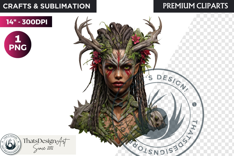 Mystic Mage Portrait Fantasy Sorcerer & Wizard PNG Clipart