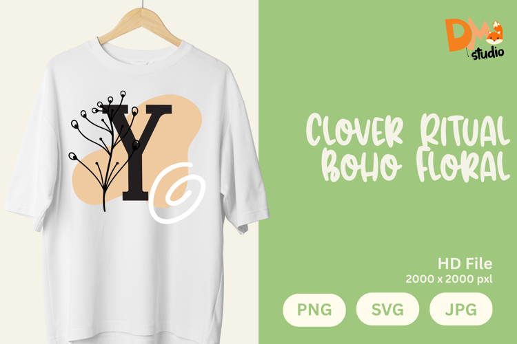 Floral Letter Svg Image 14
