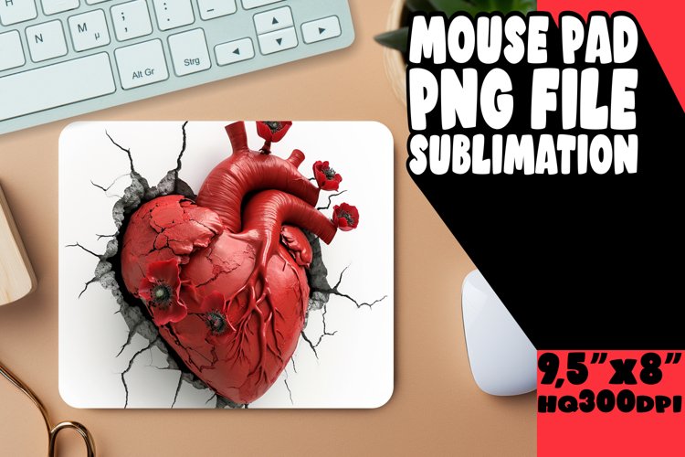 Sublime Serenade Sublimation Mousepad