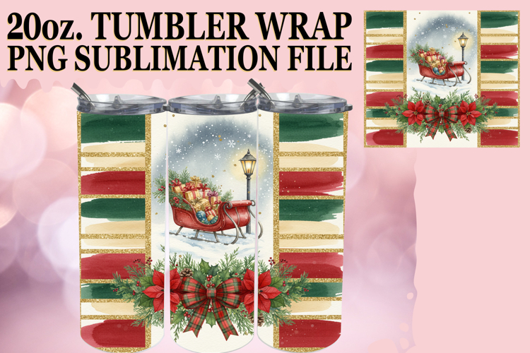 GIFT OF CHEER 20oz TUMBLER WRAP, Christmas