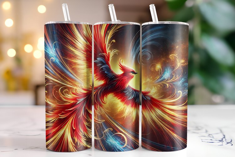 Cardinal Bird Tumbler Wrap | Sublimation | Tumblers