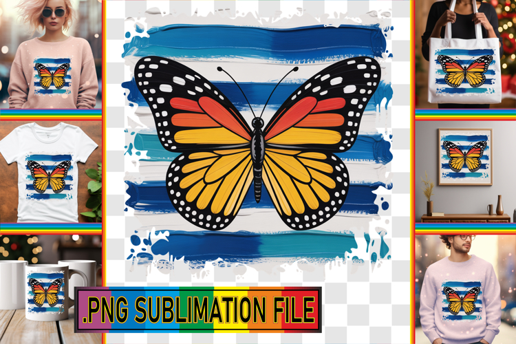 RADIANT TSHIRT Designs Sublimation, Butterfly