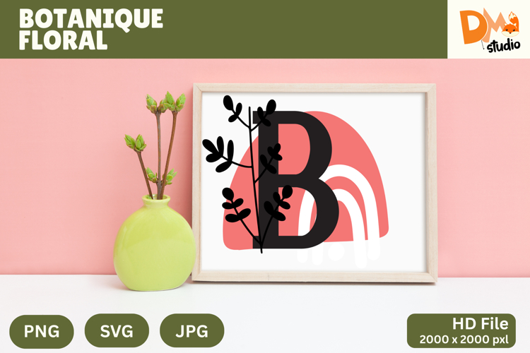 Botanique Floral Monogram