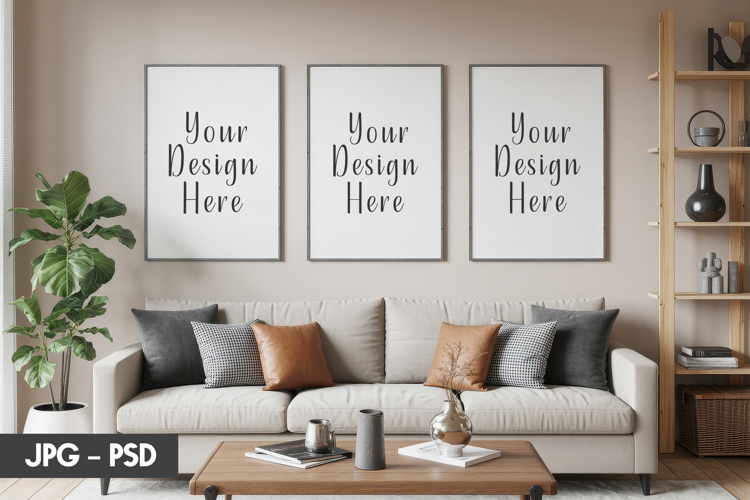 Art Wall Mockup Image 17