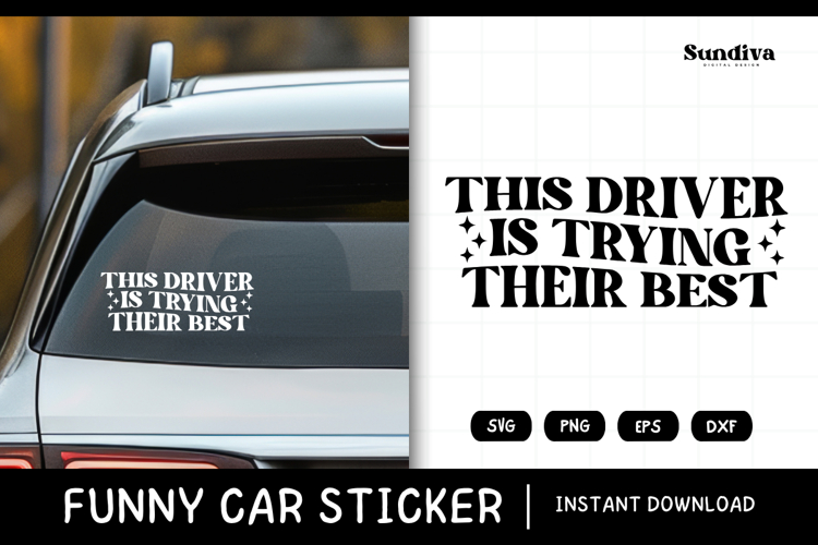 Funny Car Decals SVG Image 22