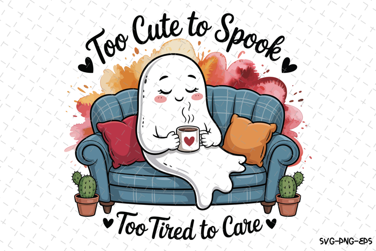 Too Cute to Spook Svg | Halloween Svg | Svg Cut Files