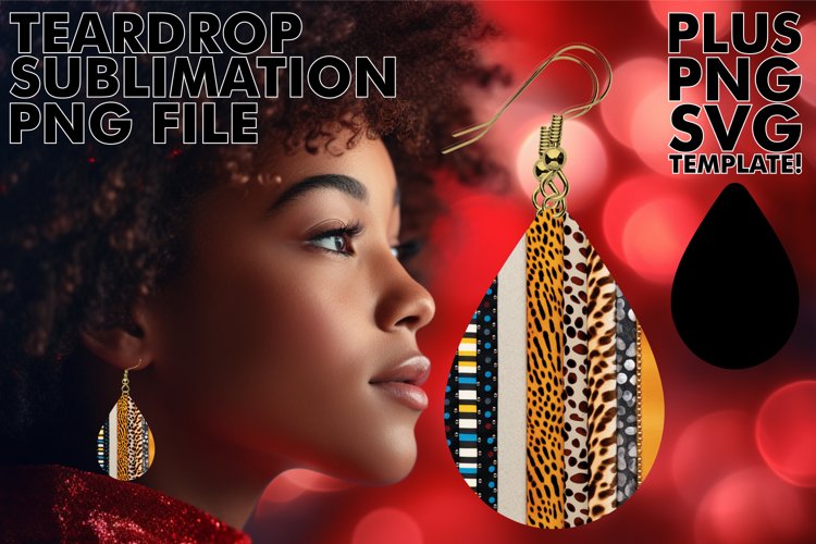 Watercolor Sunflower Leopard Earrings for Sublime