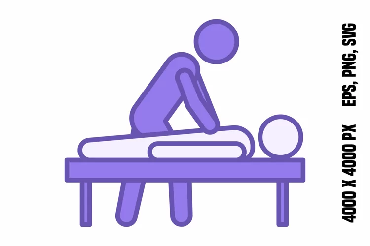Colored Massage Icon