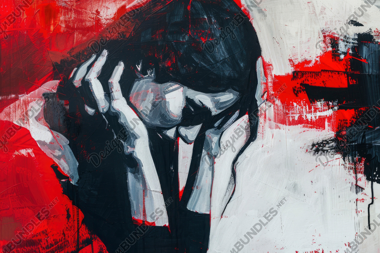 Sad Girl Clipart Image 7