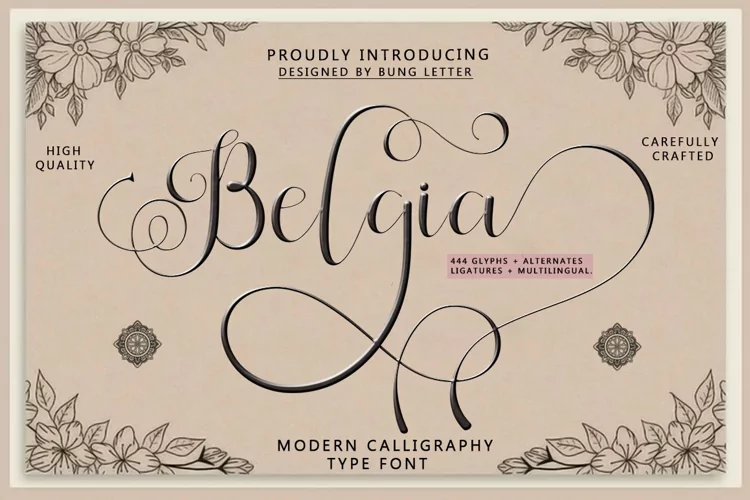 Belgia -Modern Calligraphy