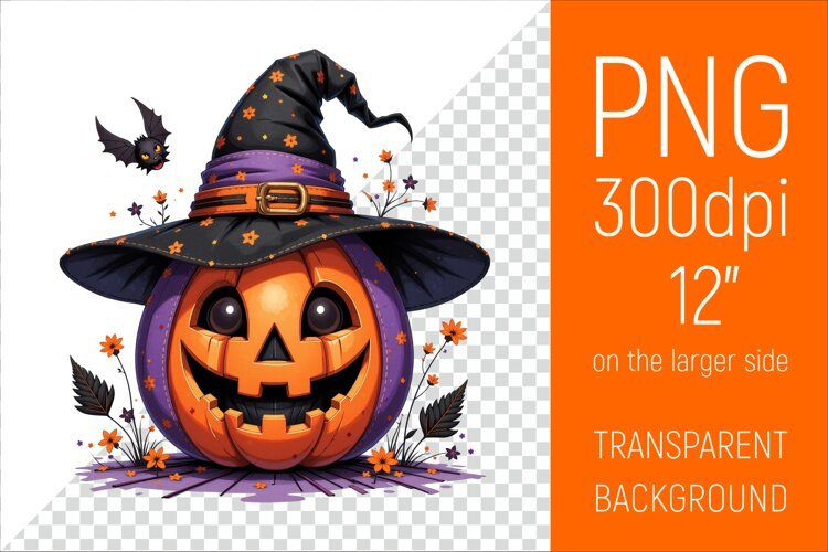 Halloween Pumpkin Clipart |Halloween Party Design example image 1