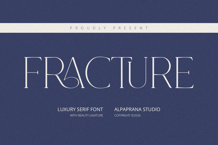 Fracture - Serif Font