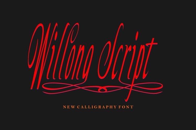 Willona Script example image 1