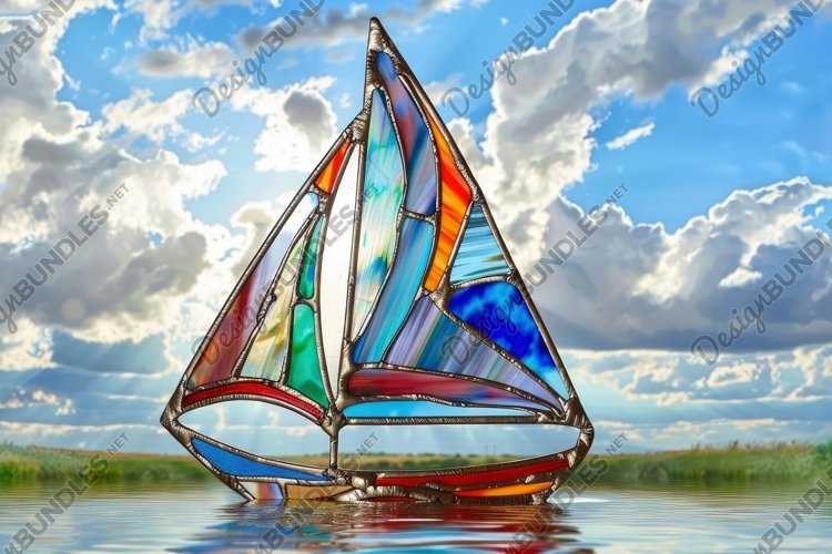 Stained Glass Texture Image 21