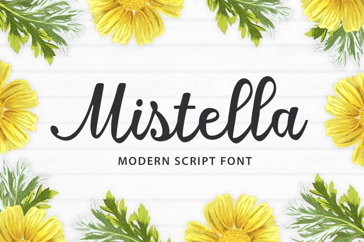 Mistella Script example image 1