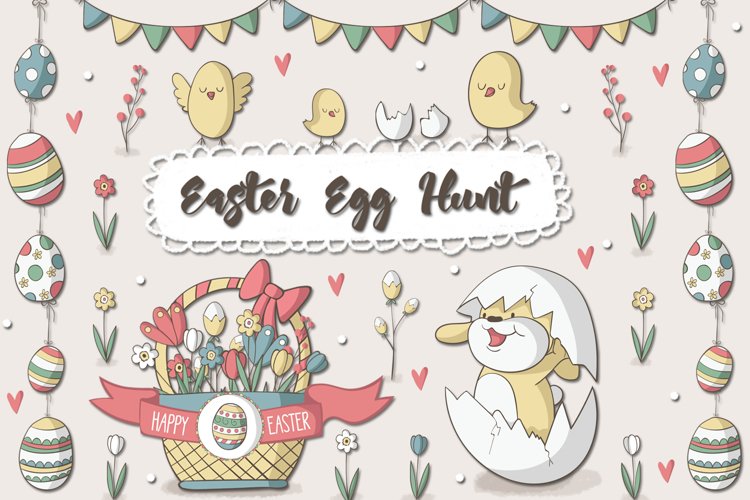 Easter Egg Hunt Clipart Image 20