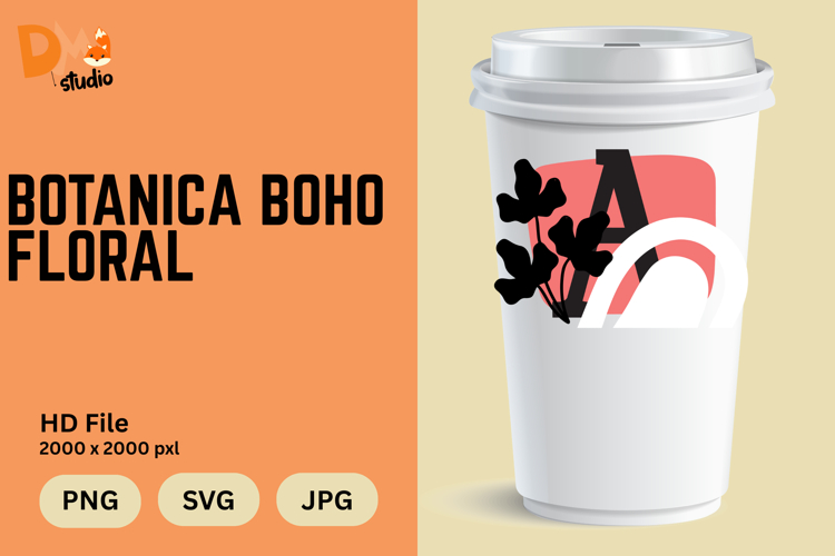 Boho Floral Svg Image 2