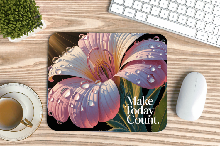 Inspirational Quotes Mouse Pad, Motivational PNG Sublimation