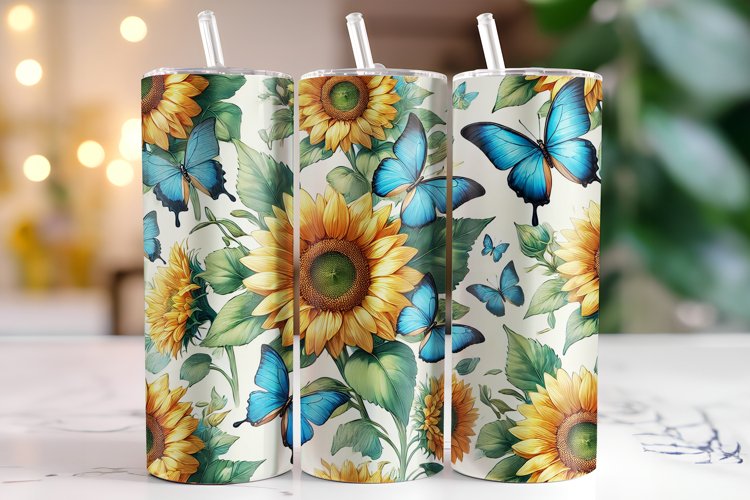 Sunflower Tumbler Wrap | Sublimation | Tumblers