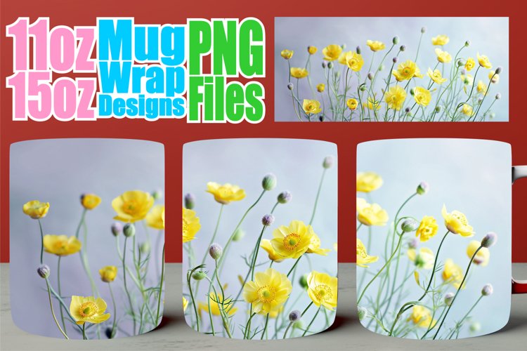 Enchanted Bloom Cup: Spring Sublimated Pattern example image 1