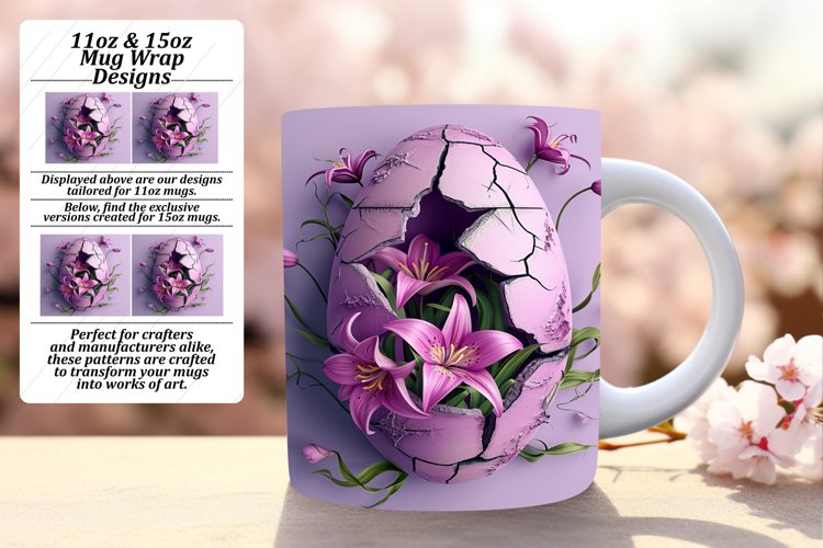 Egg-cellent Easter Magic Mug Wrap