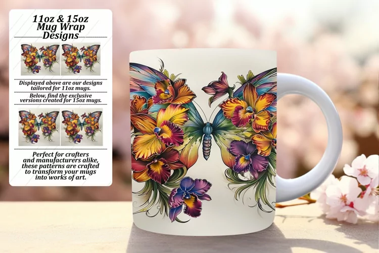 Delightful Butterfly Mug Assortment