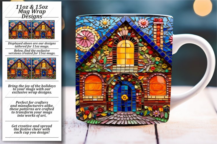 Seasonal Stained Glass Wonder - Mug Sublimation