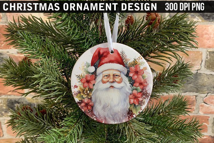 Christmas Ornament Sublimation PNG Design example image 1