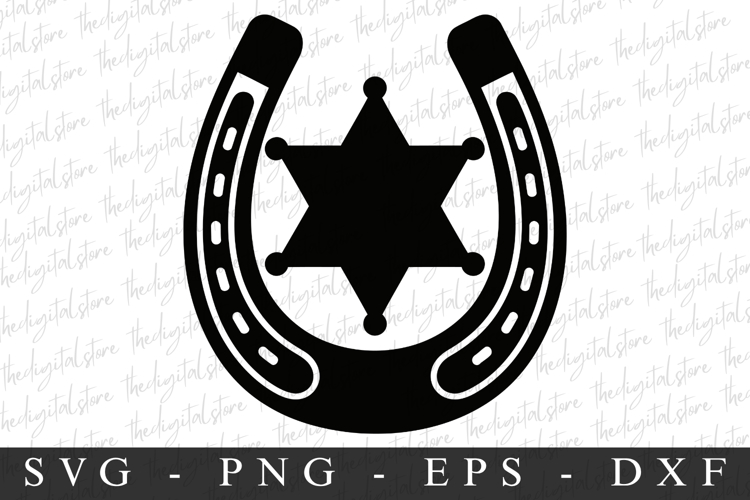 Horse Shoe Silhouette Image 14