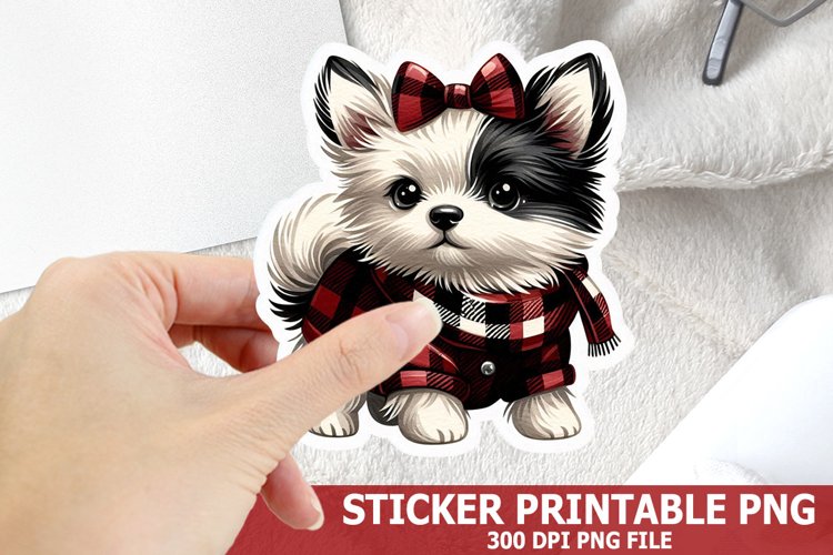 Christmas Dog Clipart Image 6