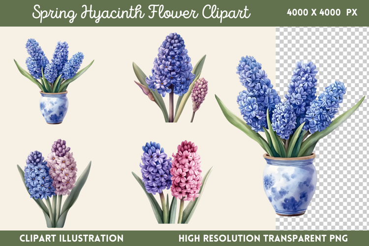 Blue Flower Clipart Image 22