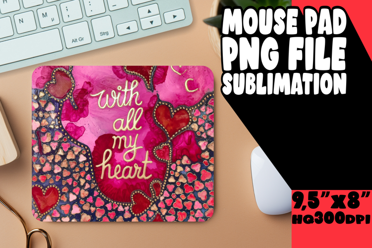 RADIANT desk MAT Playful Design, Love