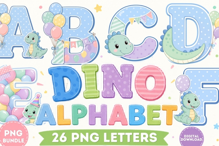 Cute Dinosaur Clipart Image 6