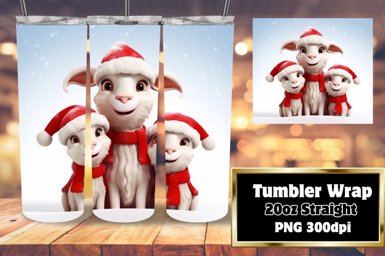 Xmas Cartoon Winter Charm 3D 20oz