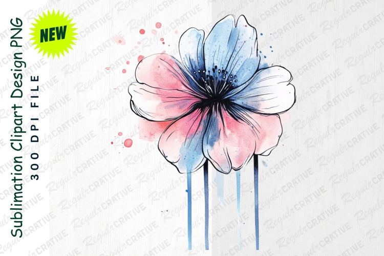 Flower Drawing Png Image 5