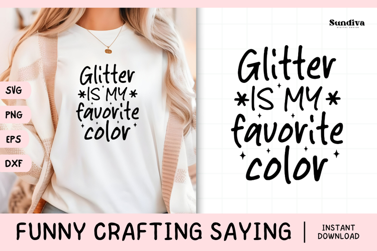 Funny Crafting Quote SVG For Crafter | My Favorite Color