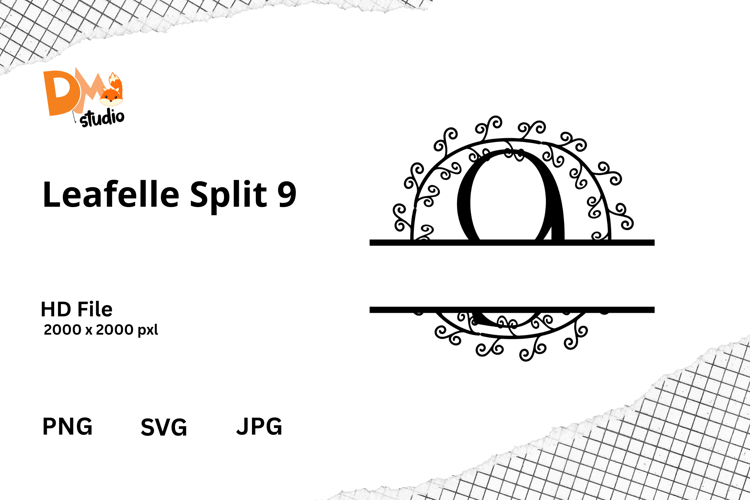 Floral Monogram Letter Svg Image 12
