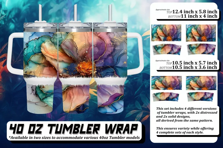 Tropical Tango: Tumbler Wrap Summer