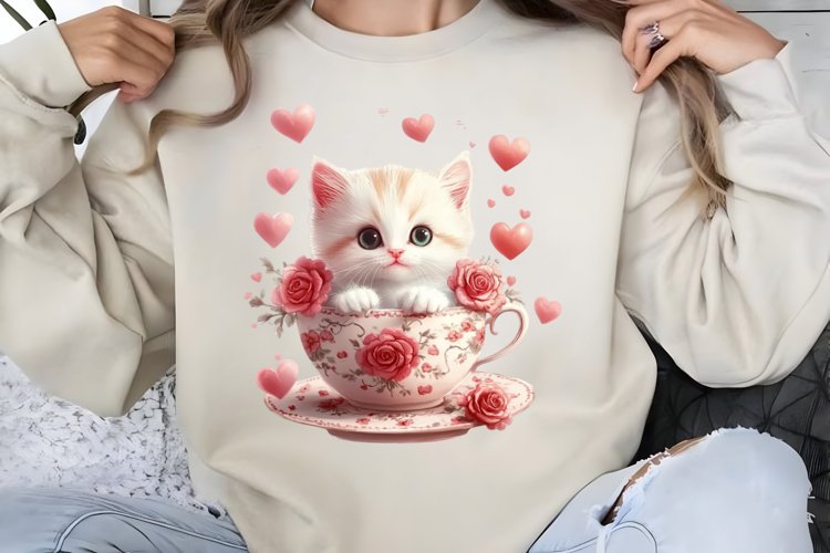Cute Cat Clipart Image 17