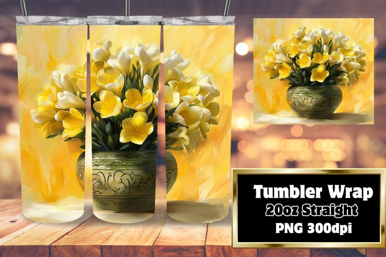 Spring Bouquet Tumbler Design: Blossoming Beauty example image 1