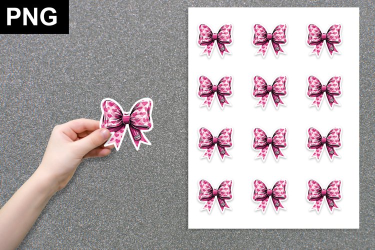 Coquette Bows Stickers | Valentines Day Stickers