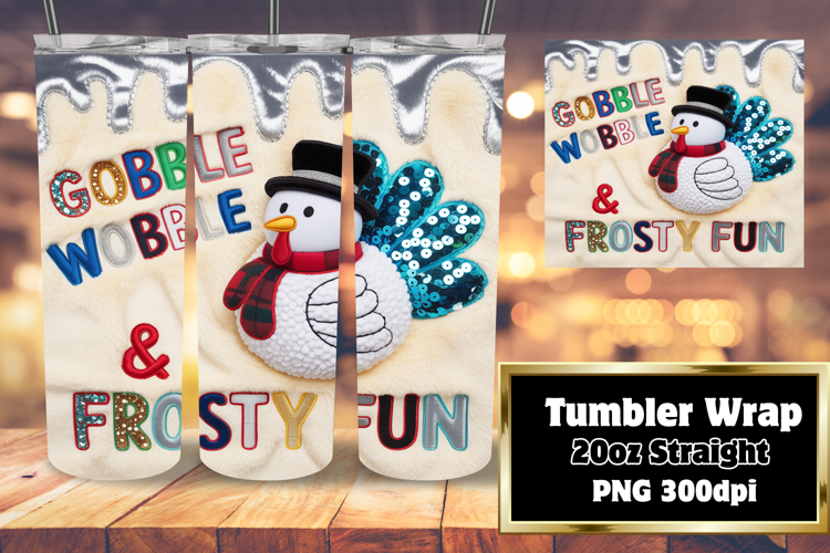 ELEGANT 20oz Tumbler Graphic for Gifts , Holiday